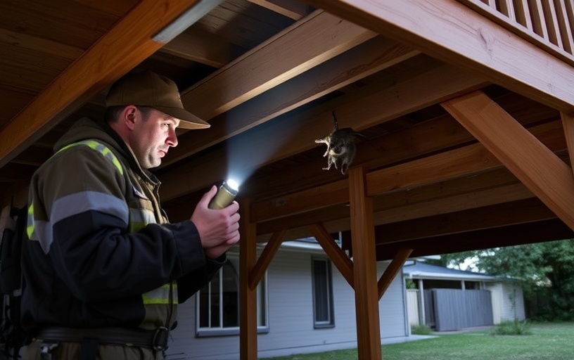 Under Deck Possum Removal in Seville